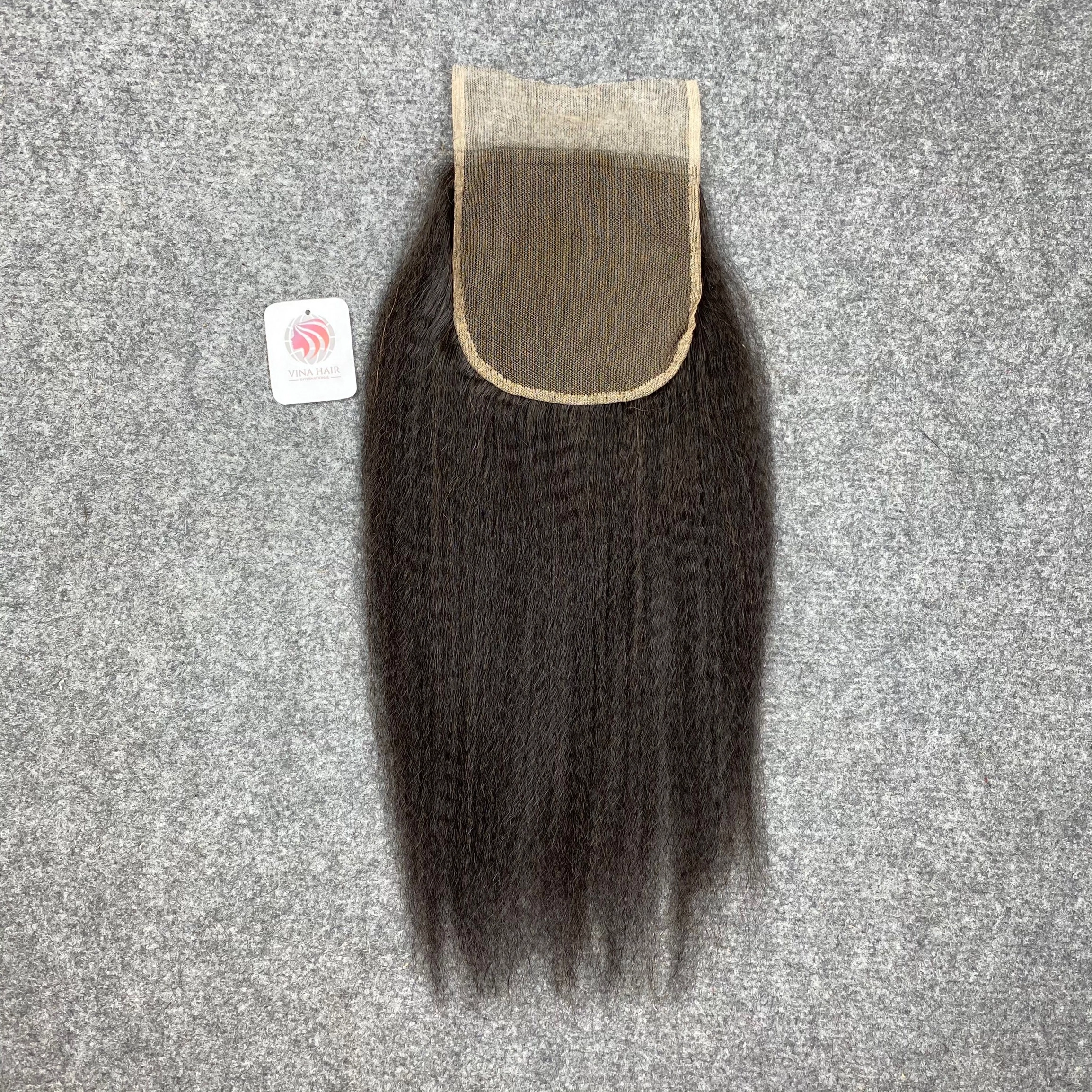Closure 5×5 Kinky straight